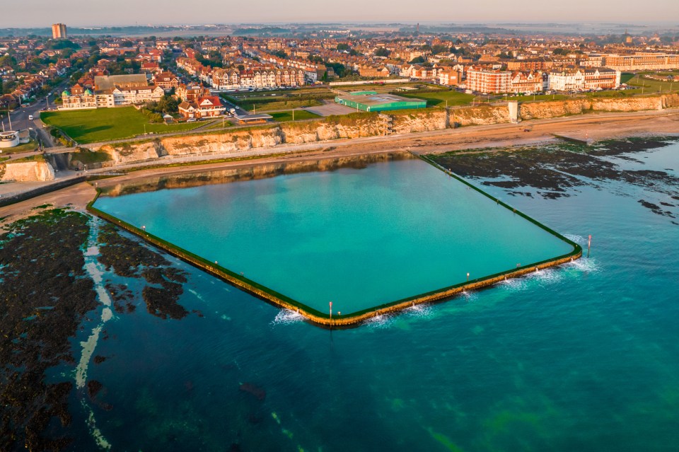 Walpole Bay pool in Margate is the country's biggest sea pool