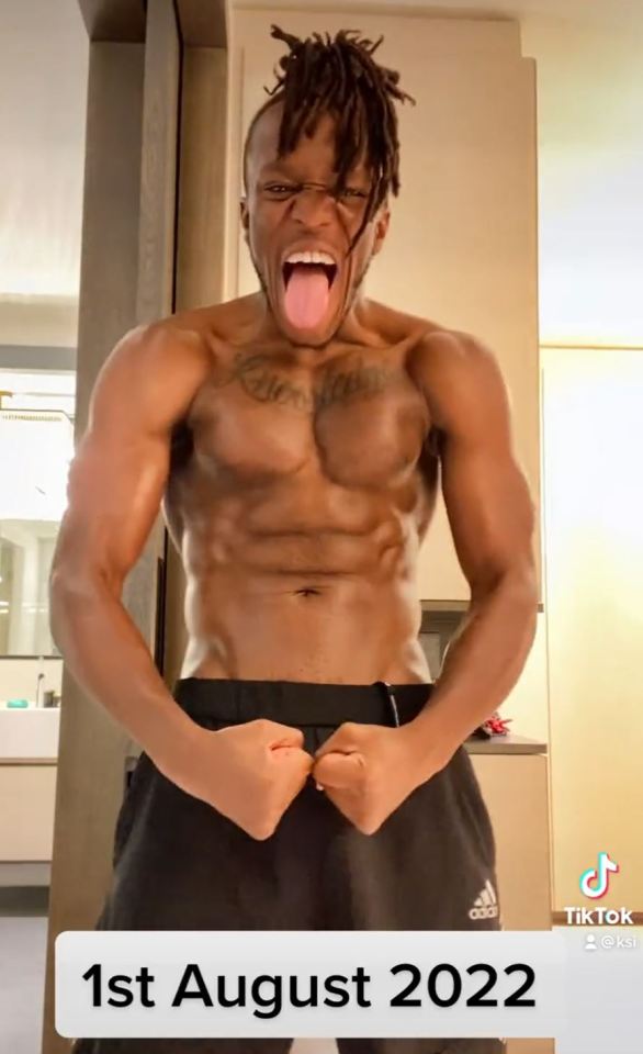 KSI is looking mean and lean ahead of his clashes with Swarmz and Pineda