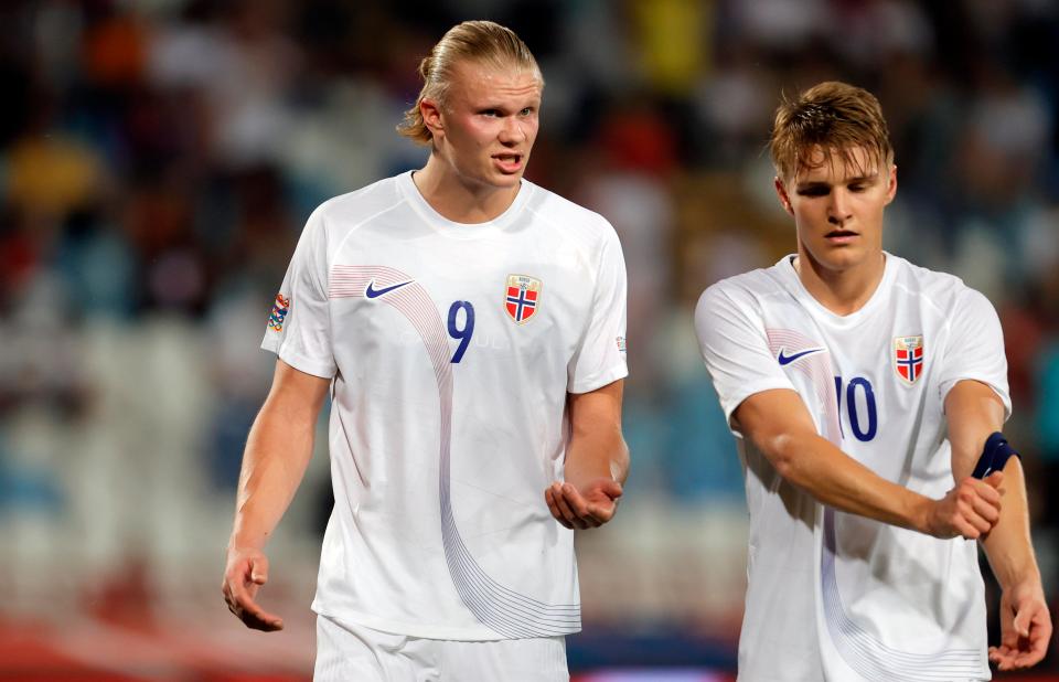 Norweigan pair Erling Haaland and Martin Odegaard have starred in the Premier League so far this season