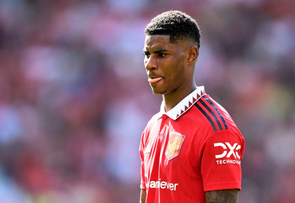 Marcus Rashford is linked with a Manchester United exit