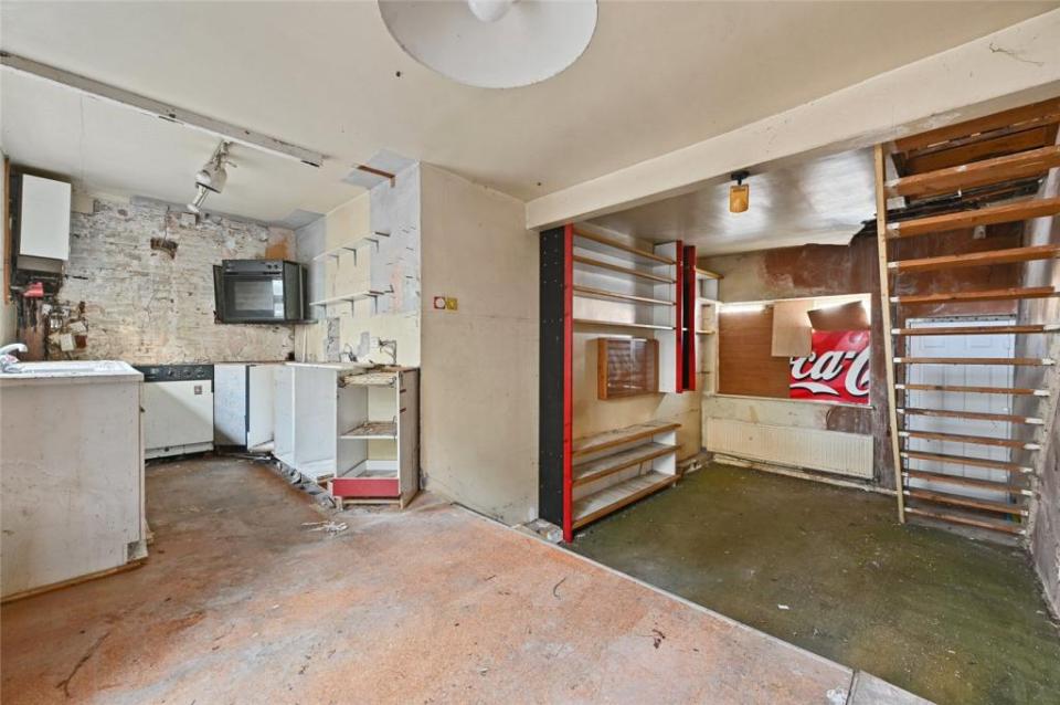 The agents selling the property described it as: "In need of total renovation"