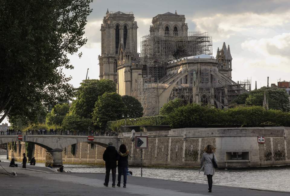 The attack was opposite Notre Dame Cathedral in Paris