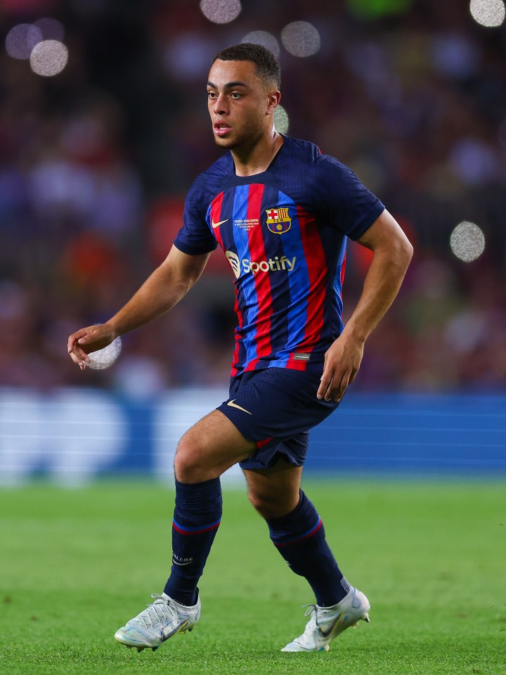 Sergino Dest joined Barcelona in 2020 but could soon be on his way out