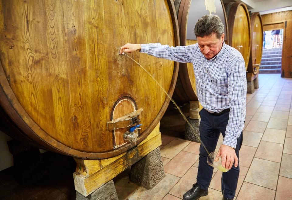 A visit to a sagardotegia (literally an 'apple wine house') is vital