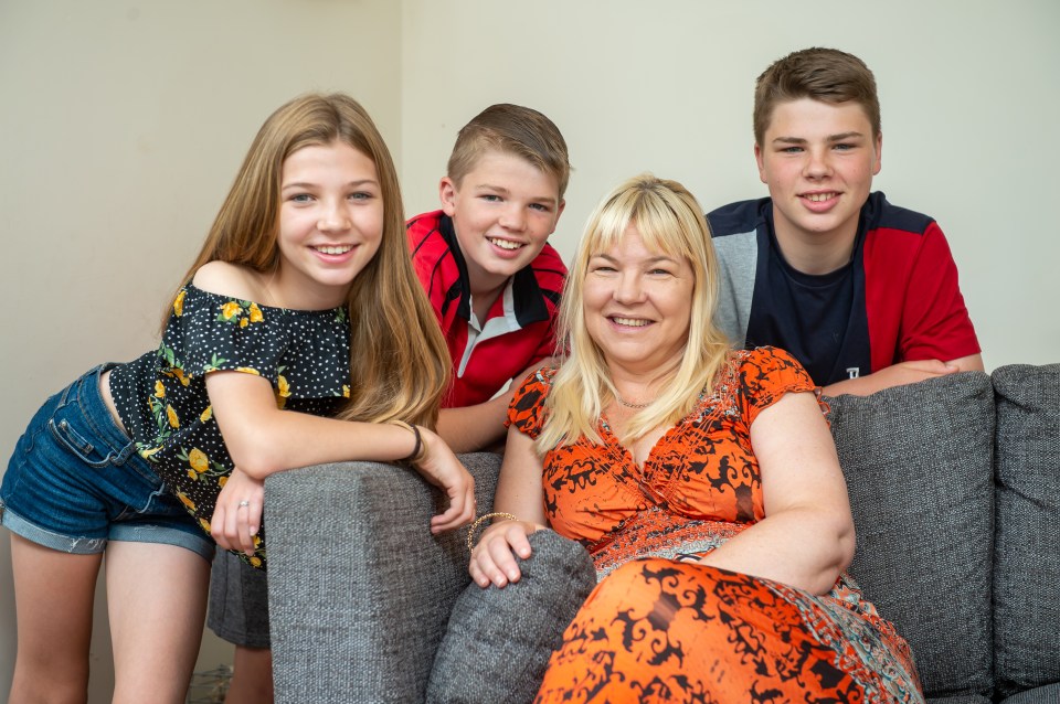 Widowed mum-of-three Louise Parker has told her kids there will be no Christmas this year