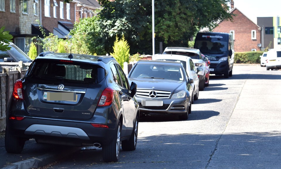 Residential roads close to Manchester Airport are said to be full of holidaymakers' vehicles