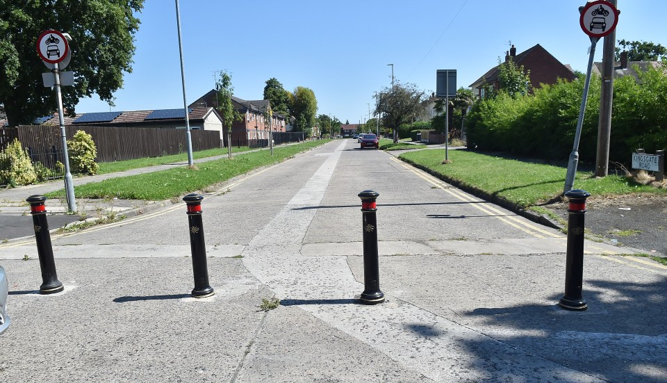 Kingsgate Road, one of the other badly affected streets