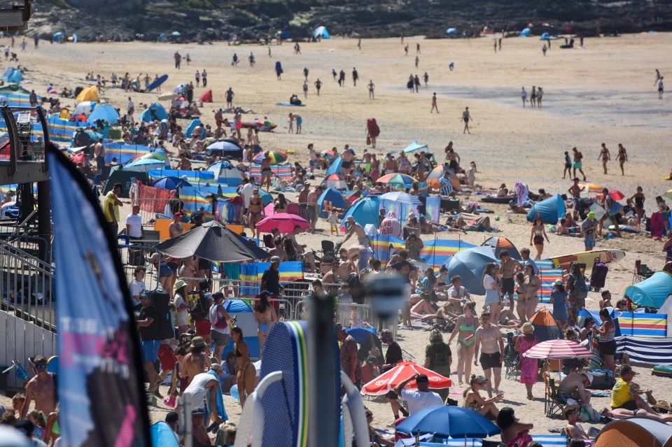 Festivalgoers flocked to the beach for Boardmasters in Newquay over the weekend