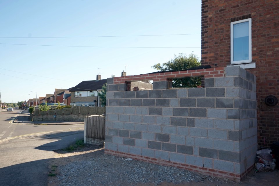 Joanne says she has been left with a 'great big breeze block building just sat there doing nothing'