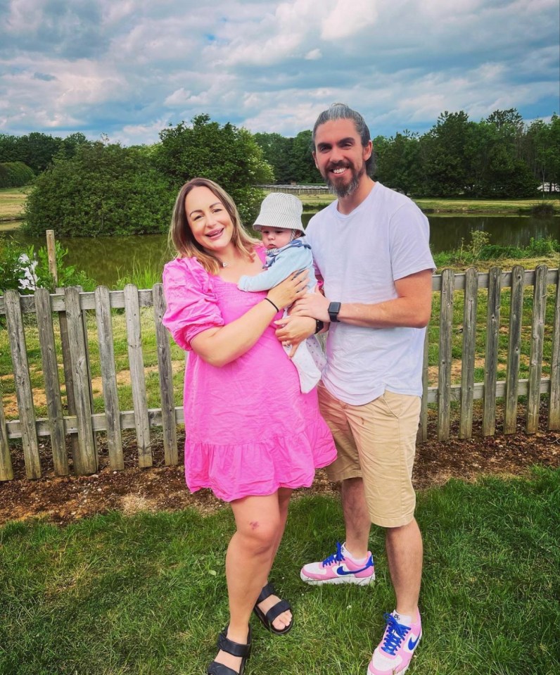 Billy and Ceri with their youngest son, eight-month-old Aldous