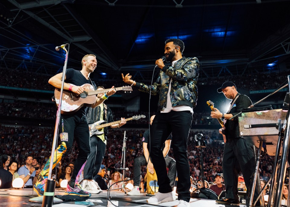 The Yellow hitmakers took Wembley by storm last night