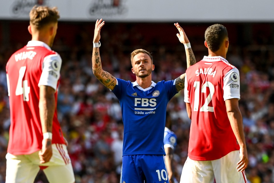 James Maddison gave Leicester brief hope with his side's second