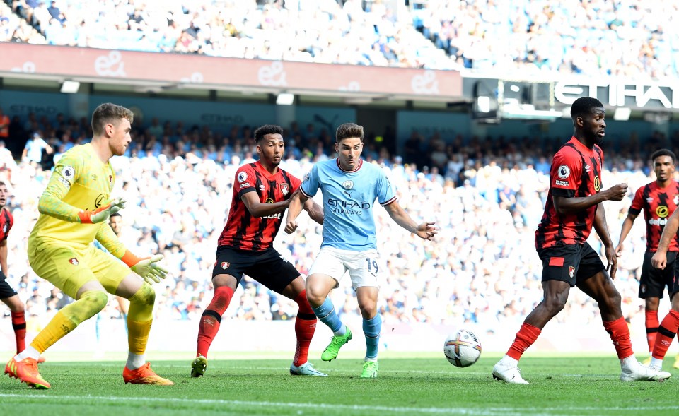 Lerma (R) was unlucky to put the ball into his own net