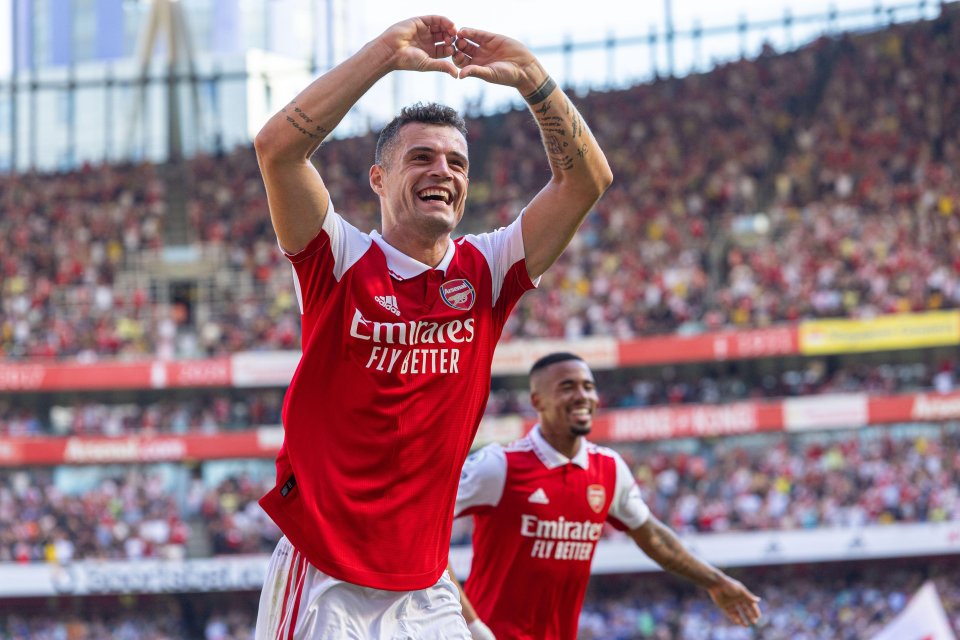 Former club captain Xhaka has also been added to Arteta's core