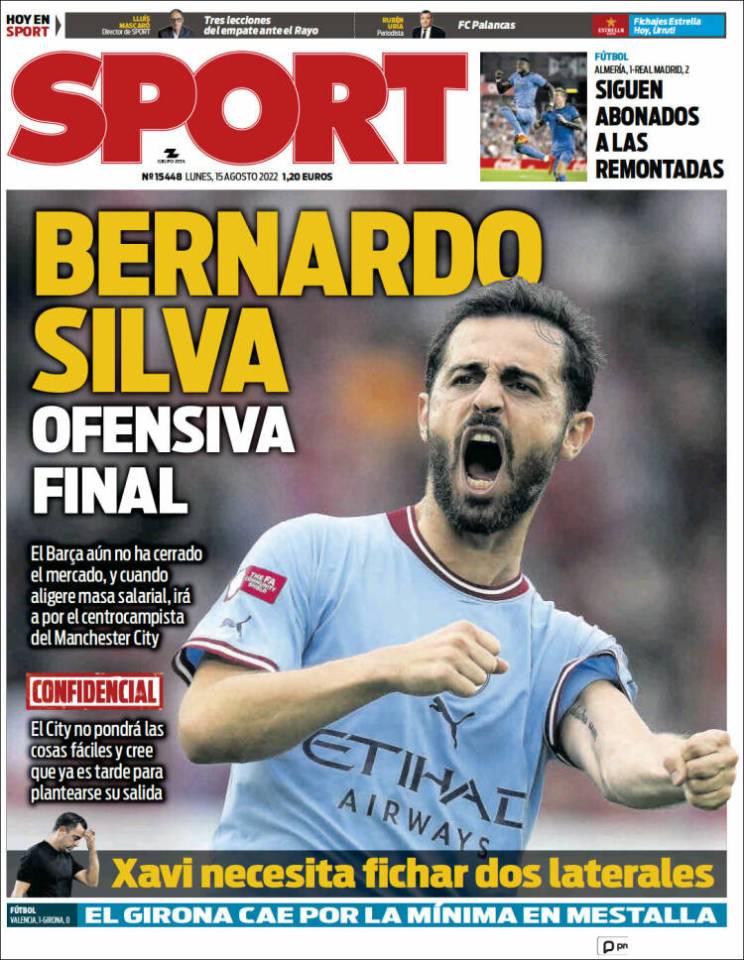 Sport claim that Barca are set to launch their 'final offensive' for Silva