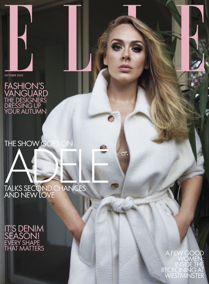 Adele was speaking to Elle magazine in its September issue