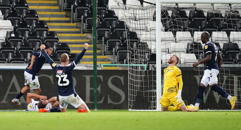 Swansea conceded TWO injury-time own-goals to hand Millwall a dramatic point