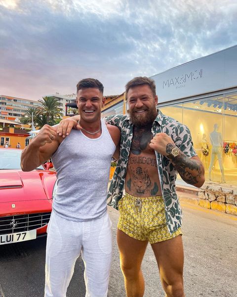 McGregor was snapped with Love Island star Lipsett