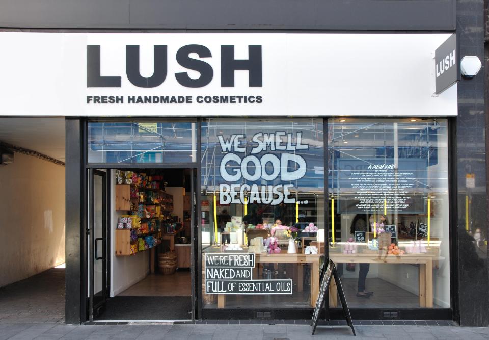 High street store Lush have plenty of tactics to help you enjoy your shopping experience with them