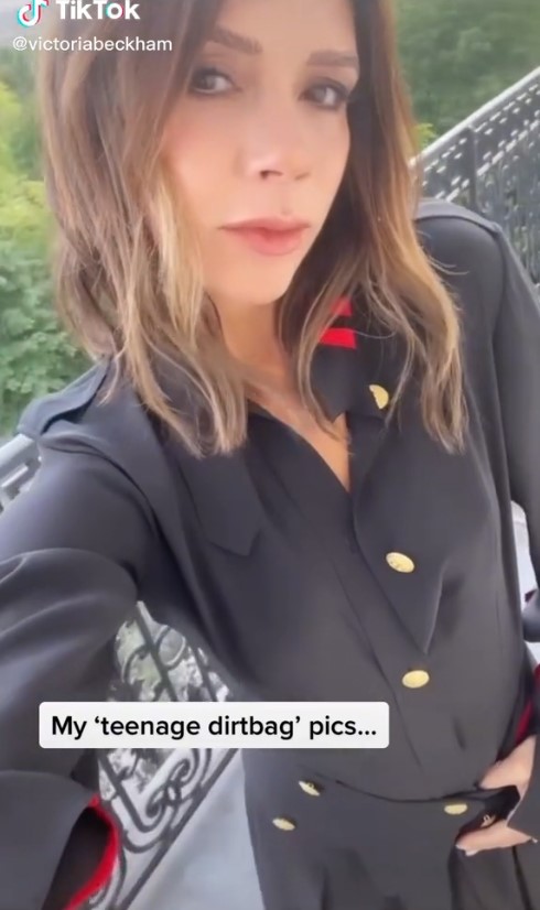 Victoria Beckham has embraced the latest TikTok trend