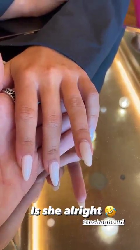 Tasha hinted at wanting a ring on her finger in a hilarious new video