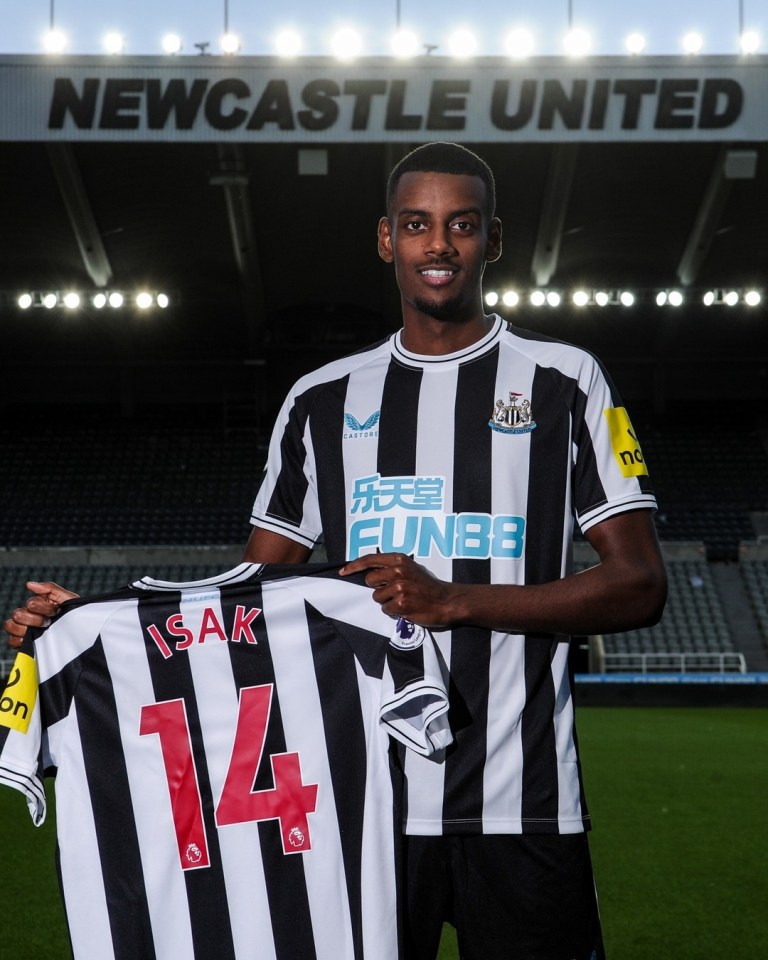 Alexander Isak has swapped Real Sociedad for Newcastle in a £63million transfer