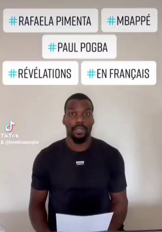 Mathias Pogba made some stunning remarks