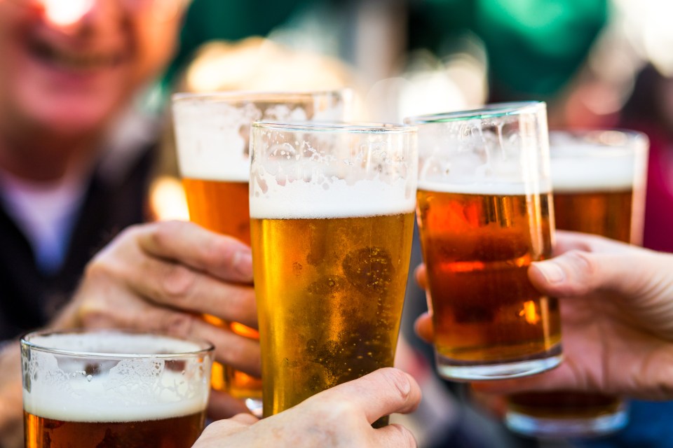 Experts found that two pints of beer a day help slash the risk of developing dementia by a third