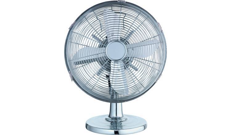 Cool off with the Challenge 12-inch chrome desk fan £37 at Argos