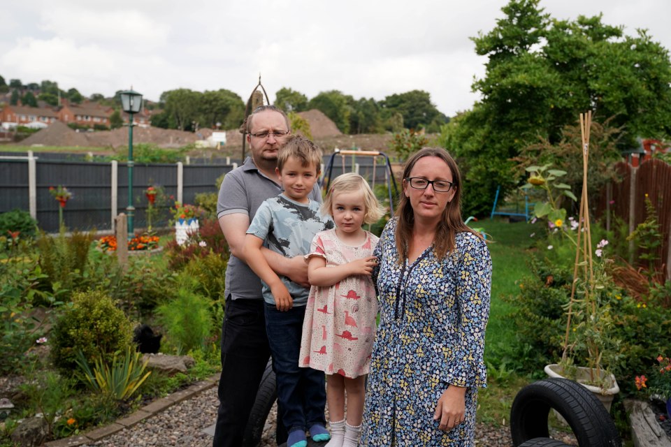 Keith Hughes and wife Helen say their kids haven't been able to play in the garden for months