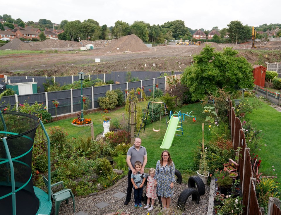 Keith Hughes and his wife Helen are among residents living directly beside the unsightly works