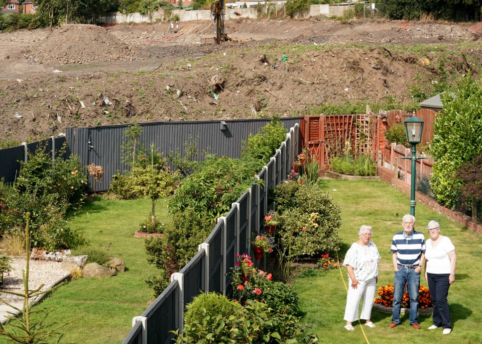 Residents believe the waste is toxic and want the development to stop