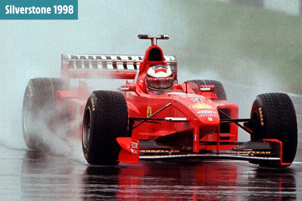 Michael Schumacher won the British Grand Prix in 1998 in the car