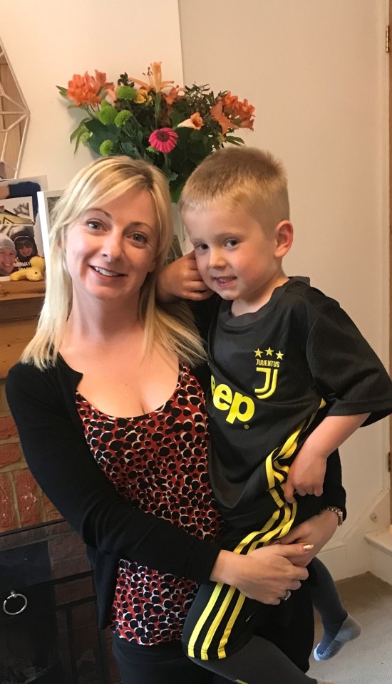 Rachel Allen and her son Lewis are struggling in the cost of living crisis