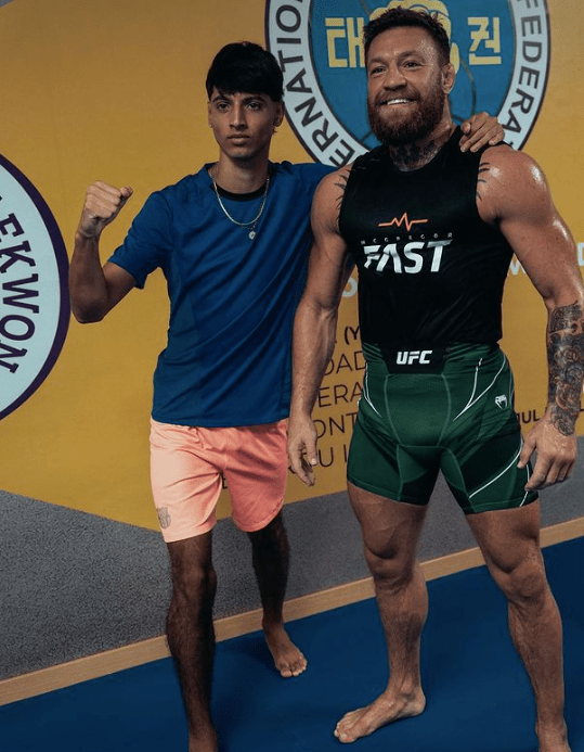 Conor McGregor training ahead of his UFC return