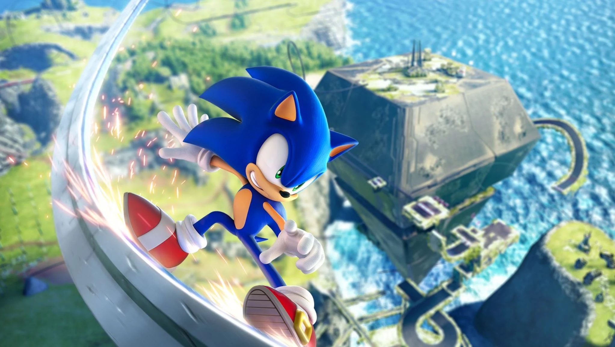 Sonic Frontiers is a massive open-world adventure and it's coming to PS Plus Extra and Premium this month