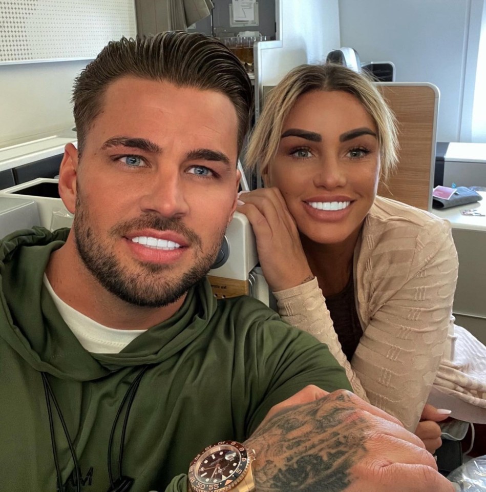 Katie Price insisted that she is still with boyfriend Carl Woods