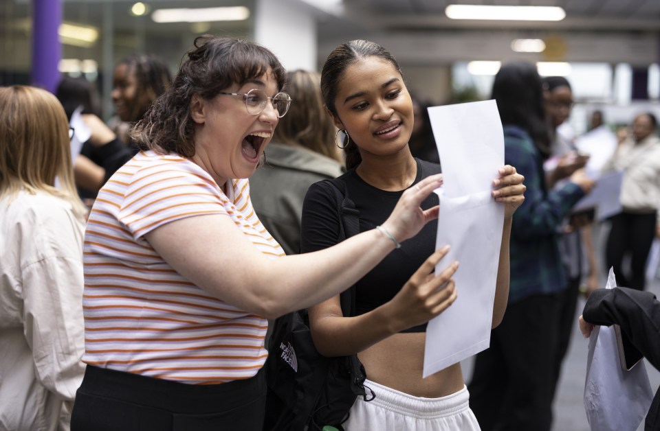 It was heartening to see so many pupils celebrating top A-Level grades