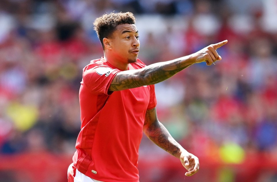 Jesse Lingard has moved from Manchester United to Nottingham Forest