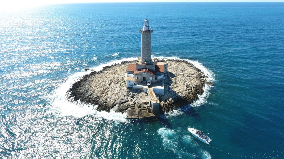 The tiny islet is off the coast of Istria in Croatia