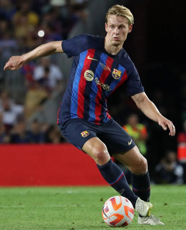 Chelsea are now favourites to beat Manchester United to Barcelona midfielder Frenkie de Jong for around £67.7million