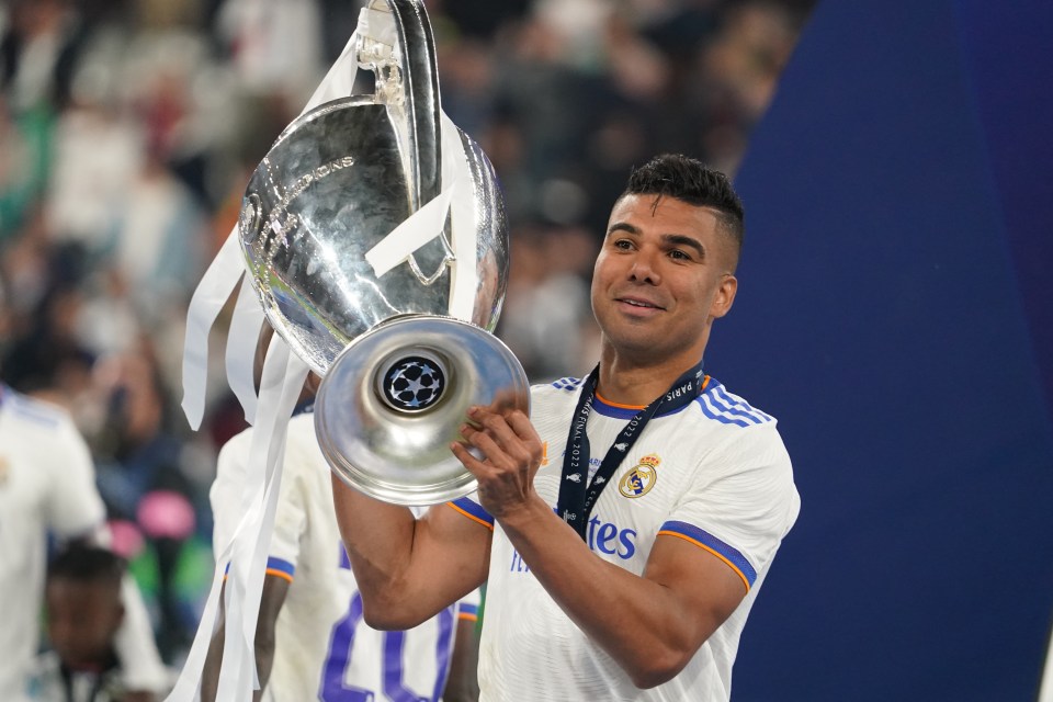 Casemiro of Real Madrid is on his way to join Manchester United