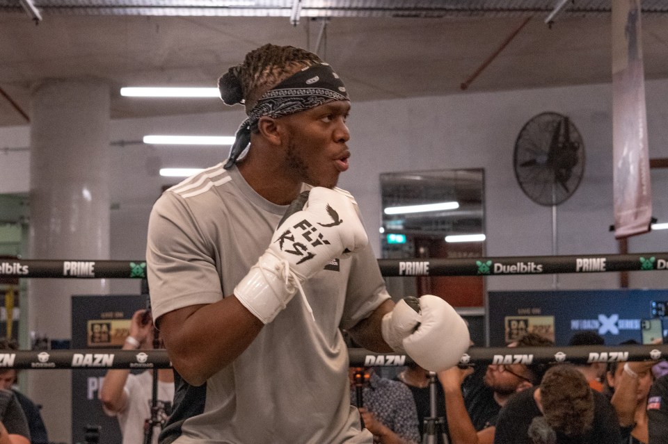 KSI is back in the ring in London