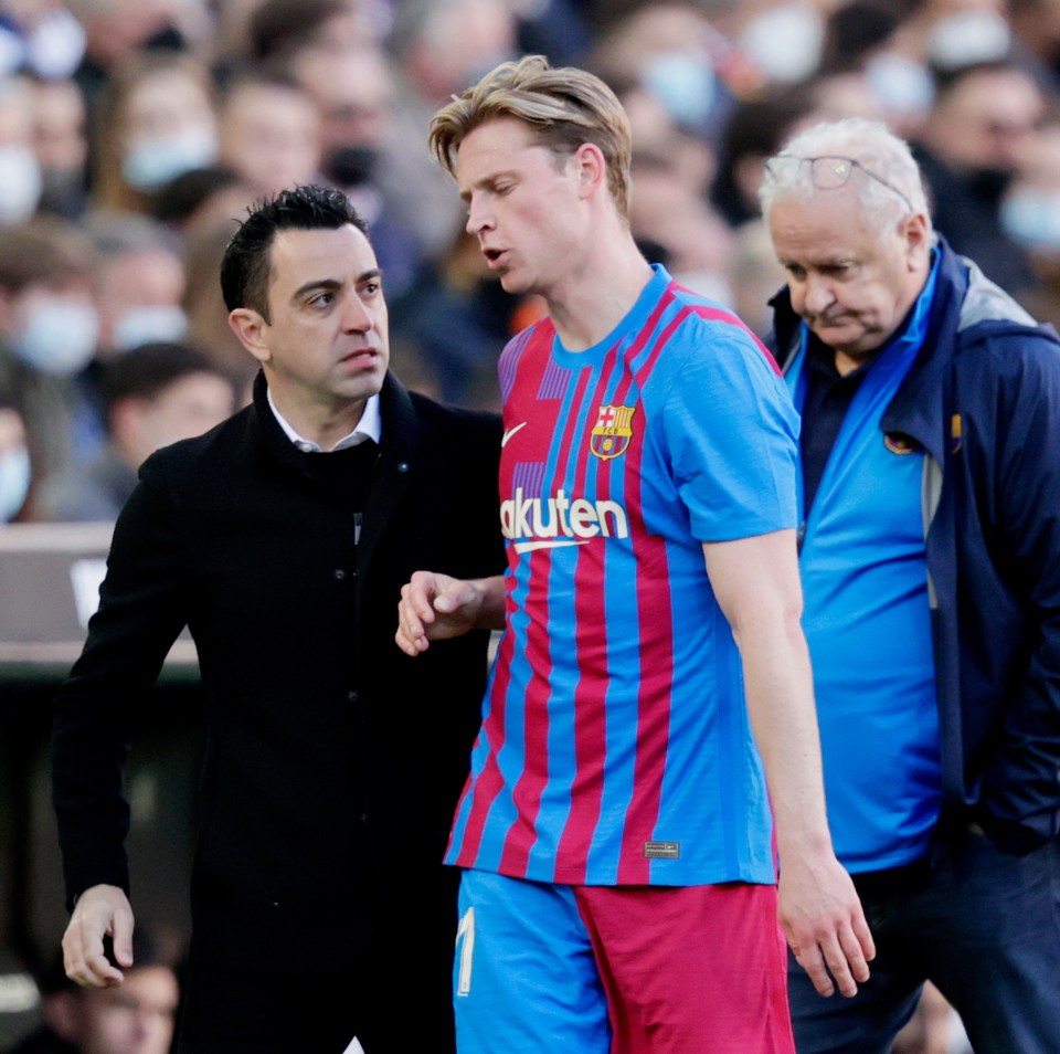 Frenkie de Jong is said to be unhappy with the way Barcelona are treating him