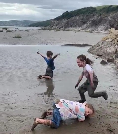 They pack in lots of activities, including beach visits