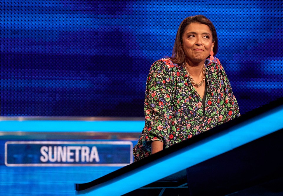 Actress and Loose Women star Sunetra was among the contestants