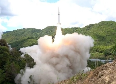 Beijing confirmed the launch was conducted by its Eastern Theater Rocket Force