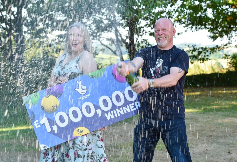 Ruth and Rob thought they had been conned when they got the notification from National Lottery