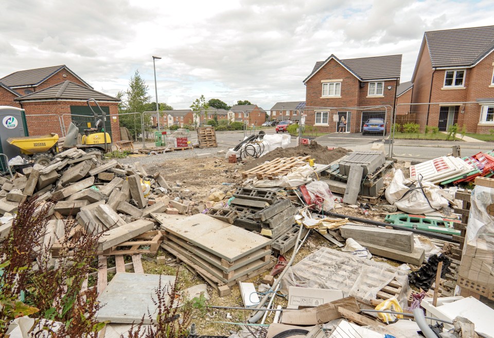 Parents fear their kids will be injured by 'hazardous' debris on the estate