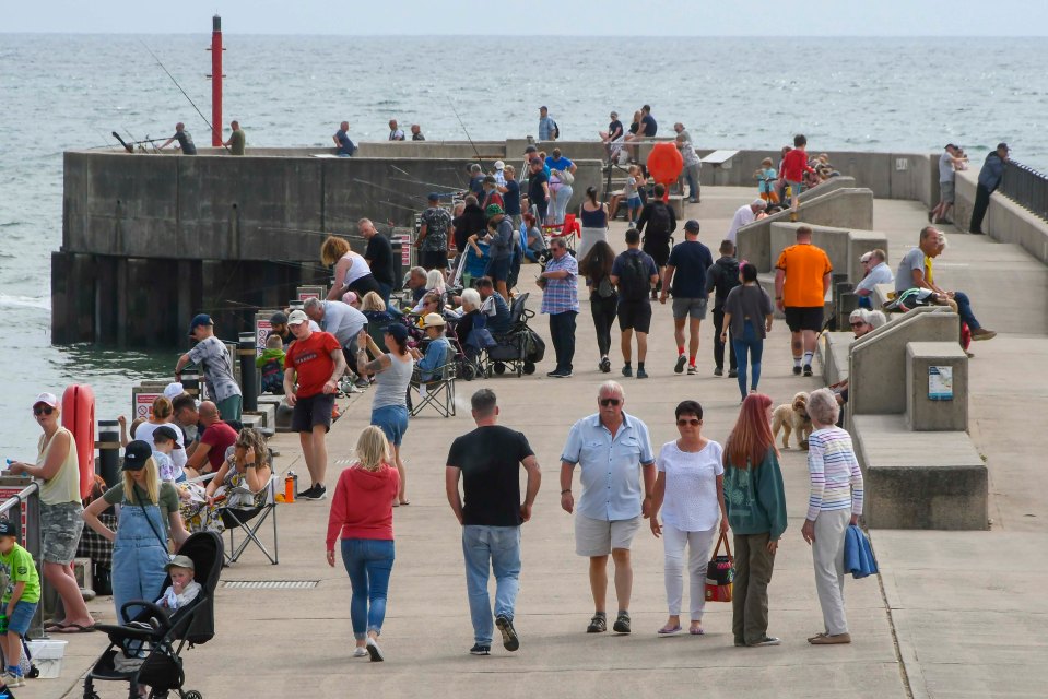 Most of the country will have temperatures over 20C by midweek